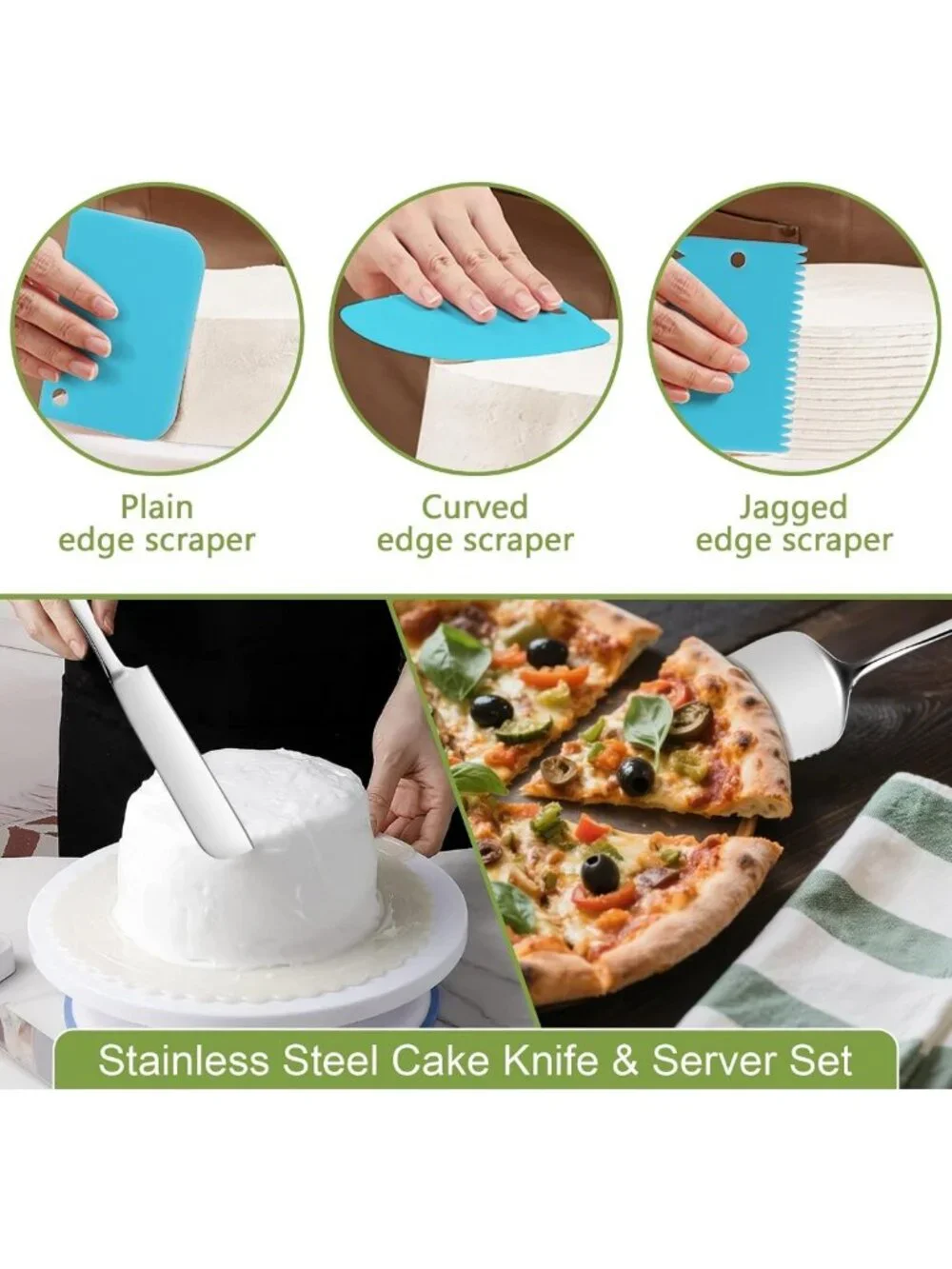 139PCS Non-Stick Springform Cake Pan Set + Decorating Tools & Accessories